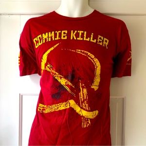 Grunt Style red "Commie Killa" tee shirt L Large